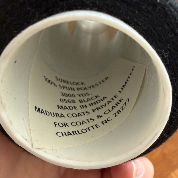 Black Sewing Thread Spools - Picture 2 of 4